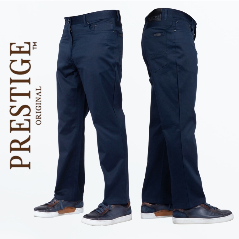 Prestige Original COP-100 Men's Navy "Chino" Pants MSRP $149 SIZE 32